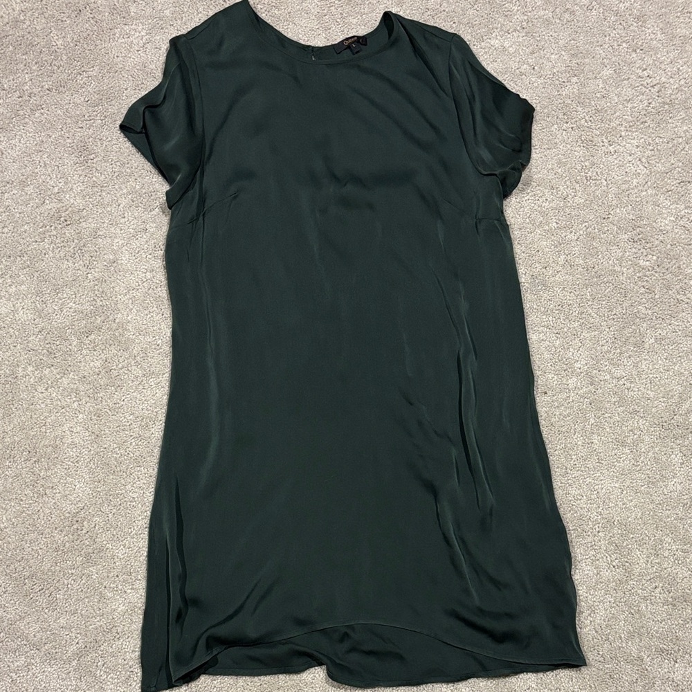 Quince Forest Green Dress